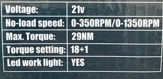 Шуруповерт HIDROTERM BB-0703, 21 В, 2 кг, кейс